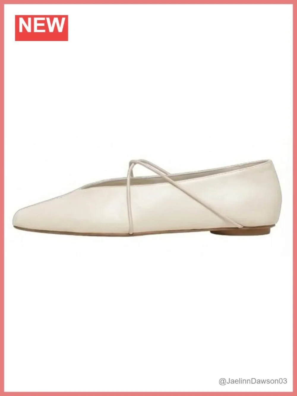 Faux Leather Square Toe Ballet Flats Criss Cross Strap Slip On Mary Jane Shoes